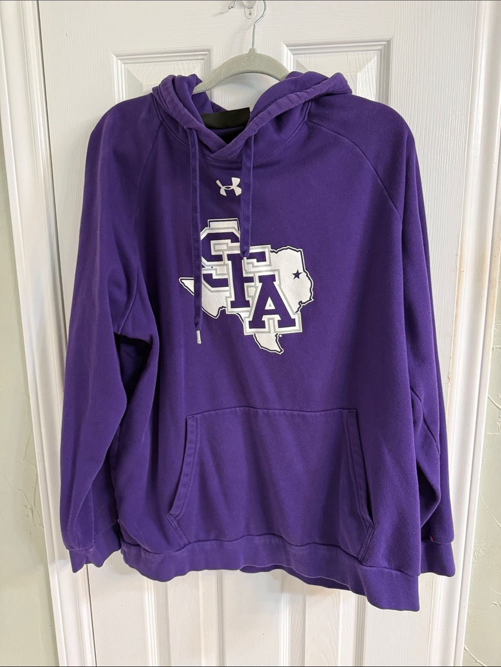 Under Armour Purple SFA Hooded Pullover